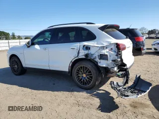 2017 Porsche Cayenne S E-Hybrid with VIN WP1AE2A2XHLA75671, listed as a Copart auction lot 46304275 with 103,527 mi miles and Salvage title. Bid and sale history available at DreamBid. Image 2.