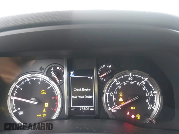 2021 Toyota 4Runner Limited with VIN JTEKU5JR4M5892698, listed as a IAAI auction lot 41596136 with 73,601 mi miles and . Bid and sale history available at DreamBid. Image 7.