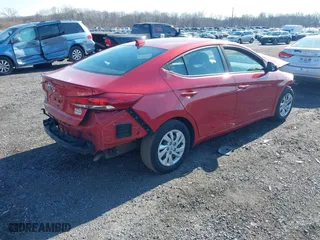 2017 Hyundai Elantra SE with VIN 5NPD74LF2HH148704, listed as a IAAI auction lot 41427250 with 143,142 mi miles. Bid and sale history available at carsss.com. Image 4.