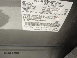 2014 Ford Explorer Limited with VIN 1FM5K7F85EGA63661, listed as a IAAI auction lot 41805995 with 143,148 mi miles and . Bid and sale history available at carsss.com. Image 9.
