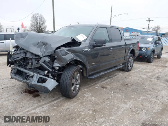 2015 Ford F-150 XLT with VIN 1FTEW1EG8FFC72205, listed as a IAAI auction lot 41971267 with 166,068 mi miles. Bid and sale history available at carsss.com. Image 17.