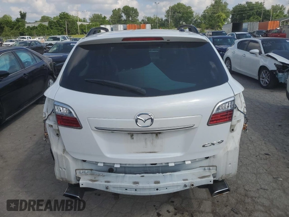 2010 Mazda CX-9 Grand Touring with VIN JM3TB2MA5A0220068, listed as a Copart auction lot 54803854 with 142,835 mi miles and Salvage Title. Bid and sale history available at carsss.com. Image 6.
