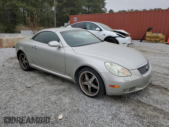 2002 Lexus SC with VIN JTHFN48YX20022795, listed as a Copart auction lot 51084905 with 195,150 mi miles and Salvage Title. Bid and sale history available at carsss.com. Image 4.
