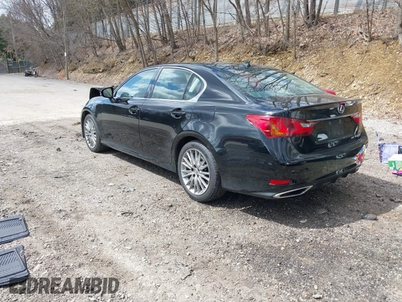 2014 Lexus GS 350 with VIN JTHCE1BL2E5023025, listed as a IAAI auction lot 41995313 with 125,259 mi miles and . Bid and sale history available at DreamBid. Image 3.