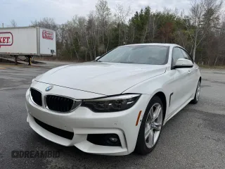 2019 BMW 4 Series 440i xDrive with VIN WBA4J7C54KBM74665, listed as a Copart auction lot 54988385 with 75,103 mi miles and Clean Title. Bid and sale history available at carsss.com. Image 2.