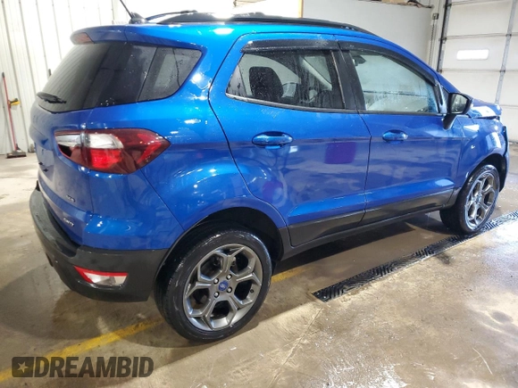2018 Ford EcoSport SES z VIN MAJ6P1CL6JC189860, wystawiony jako Copart lot #44791845 z przebiegiem 92 069 mil mil oraz Szkoda całkowita • Salvage title. Historia ofert i sprzedaży dostępna na DreamBid. Obrazek 3.