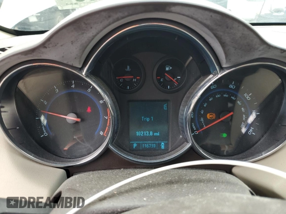 2011 Chevrolet Cruze LTZ with VIN 1G1PH5S93B7296523, listed as a Copart auction lot 55405445 with 116,739 mi miles and Clean Title. Bid and sale history available at DreamBid. Image 9.
