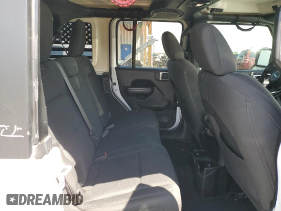 2018 Jeep Wrangler Unlimited Sport S with VIN 1C4HJXDN9JW279137, listed as a Copart auction lot 55357535 with 72,104 mi miles and Salvage title. Bid and sale history available at DreamBid. Image 10.
