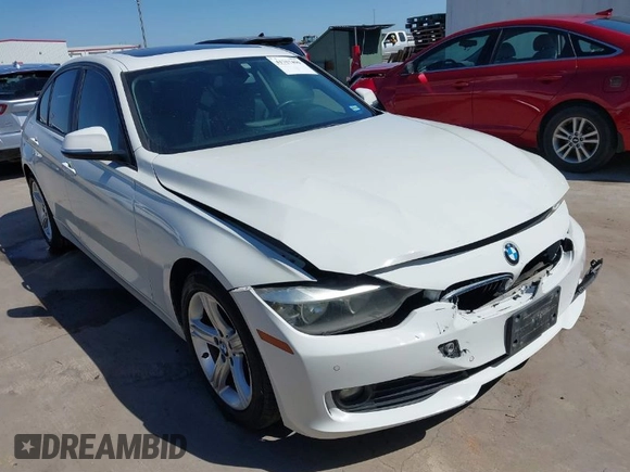 2015 BMW 3 Series 320i with VIN WBA3B1C53FK138341, listed as a IAAI auction lot 41757490 with 125,280 mi miles. Bid and sale history available at carsss.com. Image 1.