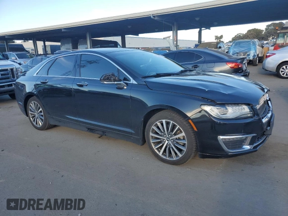 2017 Lincoln MKZ Hybrid Premiere with VIN 3LN6L5KU1HR650025, listed as a Copart auction lot 42195145 with 122,608 mi miles and Salvage Title. Bid and sale history available at DreamBid. Image 4.