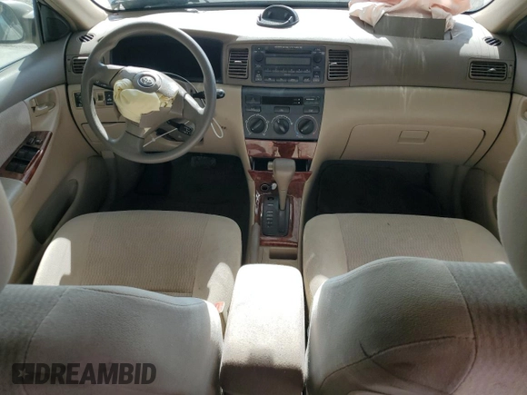 2005 Toyota Corolla CE with VIN 2T1BR32EF5C438107, listed as a Copart auction lot 56186175 with Not Provided miles and Clean Title. Bid and sale history available at DreamBid. Image 8.