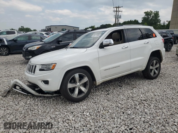 2015 Jeep Grand Cherokee Overland z VIN 1C4RJFCG8FC726437, wystawiony jako Copart lot #63671265 z przebiegiem 158 452 mil mil oraz Czysty tytuł • Clean title. Historia ofert i sprzedaży dostępna na DreamBid. Obrazek 1.