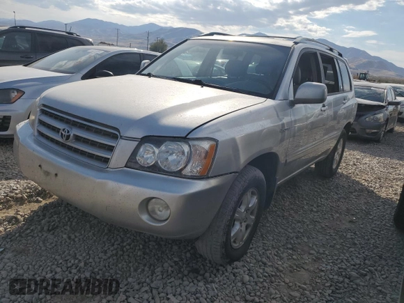 2003 Toyota Highlander z VIN JTEHF21A330101084, wystawiony jako Copart lot #72125604 z przebiegiem 232 467 mil mil oraz Szkoda całkowita • Salvage title. Historia ofert i sprzedaży dostępna na DreamBid. Obrazek 1.
