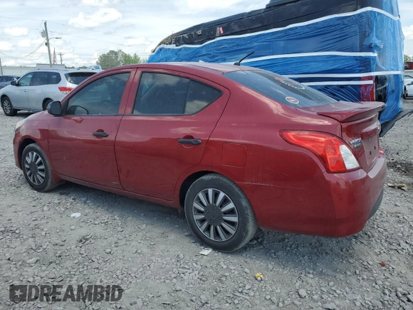 2015 Nissan Versa SV with VIN 3N1CN7AP6FL912598, listed as a Copart auction lot 55066495 with 185,937 mi miles and Clean Title. Bid and sale history available at carsss.com. Image 2.