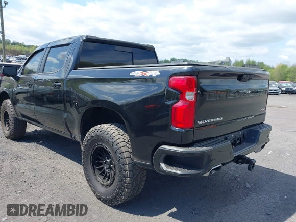 2023 Chevrolet Silverado 1500 RST with VIN 1GCUDEEL0PZ196324, listed as a IAAI auction lot 42187329 with 28,618 mi miles and . Bid and sale history available at DreamBid. Image 3.