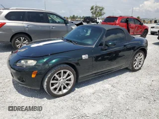 2008 Mazda MX-5 Miata Special Edition z VIN JM1NC25F980148844, wystawiony jako Copart lot #58136765 z przebiegiem 101 416 mil mil oraz Szkoda całkowita • Salvage title. Historia ofert i sprzedaży dostępna na DreamBid. Obrazek 1.