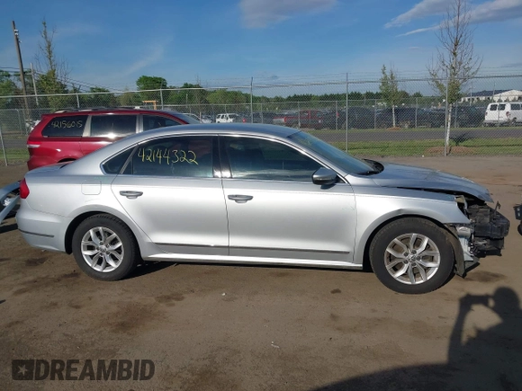 2016 Volkswagen Passat S with VIN 1VWAT7A39GC014305, listed as a IAAI auction lot 42144322 with 187,419 mi miles and . Bid and sale history available at DreamBid. Image 14.