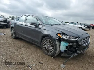 2016 Ford Fusion Titanium with VIN 3FA6P0K96GR317413, listed as a Copart auction lot 61256585 with 91,915 mi miles and Salvage title. Bid and sale history available at DreamBid. Image 4.