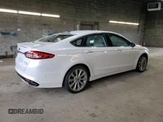 2017 Ford Fusion Titanium with VIN 3FA6P0D99HR138992, listed as a Copart auction lot 58421995 with 24,057 mi miles and Salvage title. Bid and sale history available at DreamBid. Image 3.