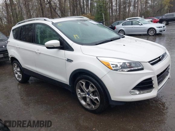 2014 Ford Escape Titanium with VIN 1FMCU9J94EUD49614, listed as a IAAI auction lot 42005864 with 87,779 mi miles. Bid and sale history available at carsss.com. Image 1.