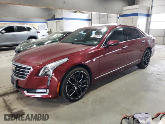 2016 Cadillac CT6 Premium Luxury AWD with VIN 1G6KF5RS4GU163667, listed as a Copart auction lot 79191604 with 52,474 mi miles and Salvage Title. Bid and sale history available at DreamBid. Image 1.