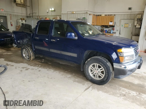 2012 GMC Canyon SLE1 with VIN 1GTH6MFE1C8106748, listed as a Copart auction lot 78178204 with 173,324 mi miles and Salvage Title. Bid and sale history available at DreamBid. Image 4.