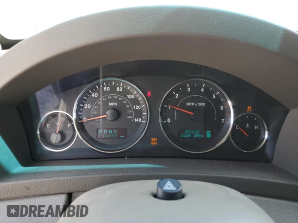 2007 Jeep Grand Cherokee Laredo z VIN 1J8GR48K17C596514, wystawiony jako Copart lot #54404755 z przebiegiem 230 033 mil mil oraz Szkoda całkowita • Salvage title. Historia ofert i sprzedaży dostępna na DreamBid. Obrazek 9.