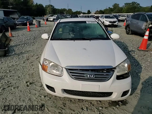 2008 Kia Spectra EX with VIN KNAFE121585527082, listed as a Copart auction lot 69188664 with 201,871 mi miles and Salvage Title. Bid and sale history available at carsss.com. Image 11.