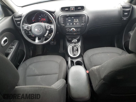 2019 Kia Soul + with VIN KNDJP3A5XK7698879, listed as a Copart auction lot 53384315 with 53,348 mi miles and Salvage Title. Bid and sale history available at carsss.com. Image 8.
