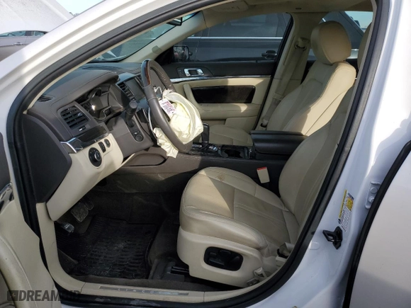 2013 Lincoln MKS EcoBoost with VIN 1LNHL9FT7DG604430, listed as a Copart auction lot 87918755 with 0 mi miles and Salvage Title. Bid and sale history available at carsss.com. Image 7.
