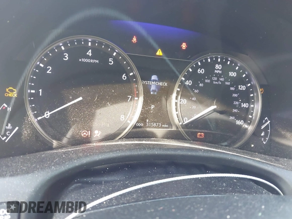 2013 Lexus GS with VIN JTHBE1BL3D5000928, listed as a IAAI auction lot 41703531 with 315,873 mi miles. Bid and sale history available at carsss.com. Image 7.