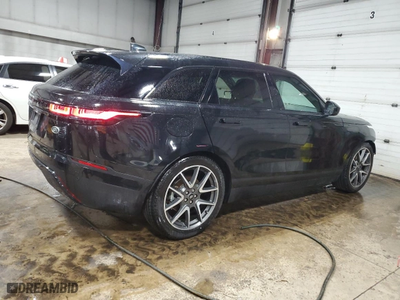 2022 Land Rover Range Rover Velar S with VIN SALYJ2EX0NA346870, listed as a Copart auction lot 47593045 with 10,046 mi miles and Salvage Title. Bid and sale history available at carsss.com. Image 3.
