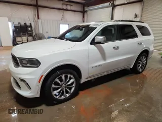 2022 Dodge Durango Citadel with VIN 1C4SDJET5NC219158, listed as a Copart auction lot 65275775 with 55,225 mi miles and Salvage title. Bid and sale history available at DreamBid. Image 1.