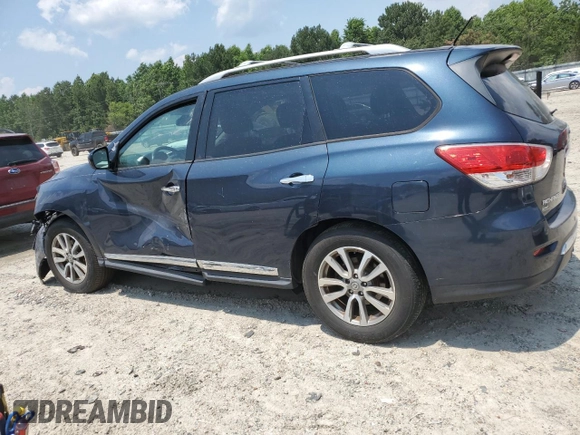 2013 Nissan Pathfinder Platinum with VIN 5N1AR2MM8DC642369, listed as a Copart auction lot 57944905 with 152,984 mi miles and Salvage title. Bid and sale history available at DreamBid. Image 2.