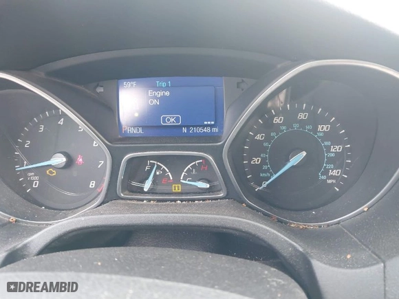 2014 Ford Focus SE with VIN 1FADP3F23EL454603, listed as a IAAI auction lot 41896721 with 210,548 mi miles. Bid and sale history available at carsss.com. Image 7.