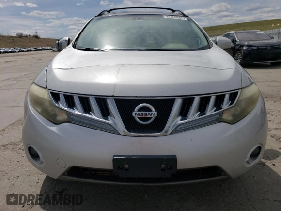 2009 Nissan Murano SL with VIN JN8AZ18W99W132813, listed as a Copart auction lot 52359945 with 139,654 mi miles and Clean Title. Bid and sale history available at DreamBid. Image 5.