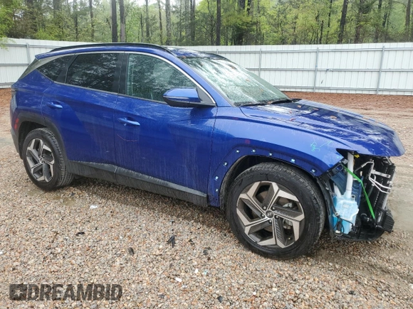 2022 Hyundai Tucson SEL with VIN 5NMJC3AE2NH099841, listed as a Copart auction lot 52415155 with 58,571 mi miles and Salvage Title. Bid and sale history available at carsss.com. Image 4.