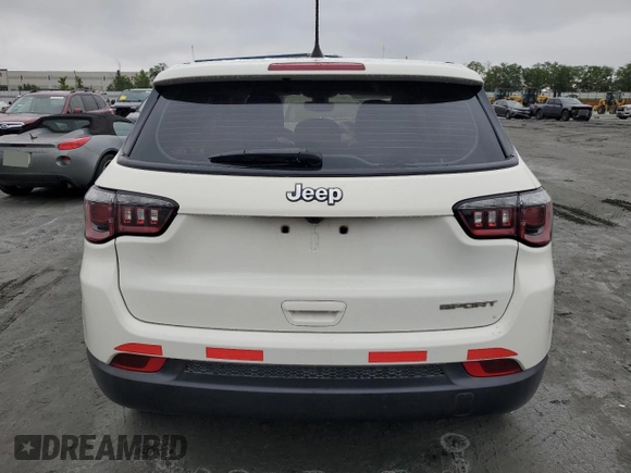 2019 Jeep Compass Sport with VIN 3C4NJCAB9KT778064, listed as a Copart auction lot 58696275 with 110,878 mi miles and Salvage title. Bid and sale history available at DreamBid. Image 6.