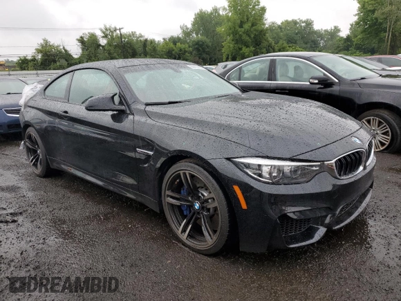 2018 BMW M4 with VIN WBS4Y9C50JAG66739, listed as a Copart auction lot 63795104 with 19,388 mi miles and Salvage Title. Bid and sale history available at carsss.com. Image 4.