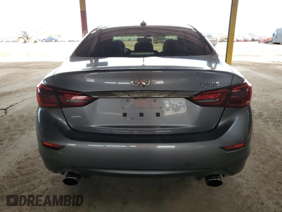 2018 Infiniti Q50 Luxe z VIN JN1EV7AR0JM444036, wystawiony jako Copart lot #49555055 z przebiegiem 76 319 mil mil oraz Czysty tytuł • Clean title. Historia ofert i sprzedaży dostępna na DreamBid. Obrazek 6.