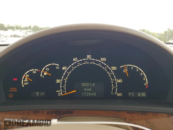 2006 Mercedes-Benz S 500 с VIN WDBNG84J26A483978, выставлен на аукционе Copart как лот 57902625 с пробегом 172 649 миль миль и Чистый • Clean title. История ставок и продаж доступна на DreamBid. Изображение 9.