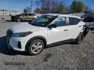 2022 Nissan Kicks S with VIN 3N1CP5BV5NL524353, listed as a Copart auction lot 49624655 with 39,531 mi miles and Salvage Title. Bid and sale history available at carsss.com. Image 1.