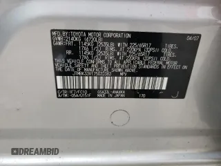 2007 Toyota RAV4 with VIN JTMBK33V175032383, listed as a Copart auction lot 62532034 with 328,344 mi miles and Non Repairable. Bid and sale history available at carsss.com. Image 13.