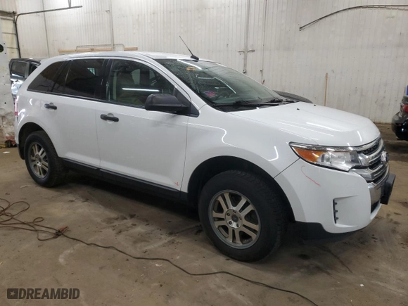 2014 Ford Edge SE with VIN 2FMDK3GC3EBB17666, listed as a Copart auction lot 53617905 with 137,075 mi miles and Salvage Title. Bid and sale history available at carsss.com. Image 4.