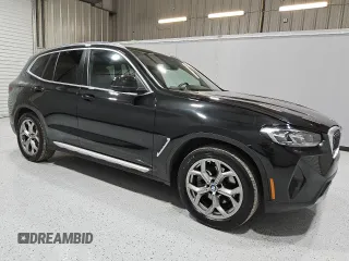 2024 BMW X3 sDrive30i with VIN 5UX43DP06R9V04050, listed as a Copart auction lot 53581435 with 28,220 mi miles and Clean Title. Bid and sale history available at DreamBid. Image 4.