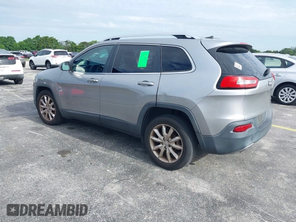 2016 Jeep Cherokee Limited with VIN 1C4PJLDB5GW164781, listed as a IAAI auction lot 42806344 with 137,283 mi miles and . Bid and sale history available at DreamBid. Image 3.