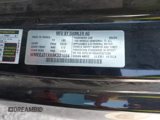2009 Smart fortwo Pure с VIN WMEEJ31X69K331684, выставлен на аукционе IAAI как лот 41770804 с пробегом 112 611 миль миль и . История ставок и продаж доступна на DreamBid. Изображение 9.