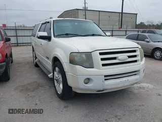 2007 Ford Expedition EL Limited with VIN 1FMFK19537LA89141, listed as a IAAI auction lot 41583578 with 232,462 mi miles. Bid and sale history available at carsss.com. Image 1.
