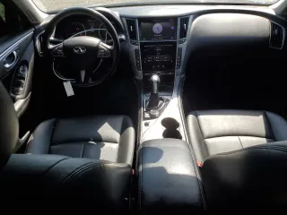 2016 Infiniti Q50 2.0t Premium with VIN JN1CV7AR9GM253313, listed as a Copart auction lot 50924685 with 53,965 mi miles and Salvage Title. Bid and sale history available at carsss.com. Image 8.