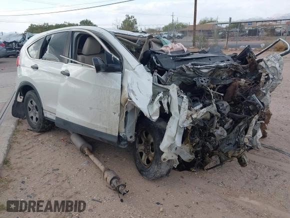 2015 Honda CR-V LX with VIN 5J6RM3H3XFL023217, listed as a IAAI auction lot 41950339 with Not Provided miles and . Bid and sale history available at carsss.com. Image 1.